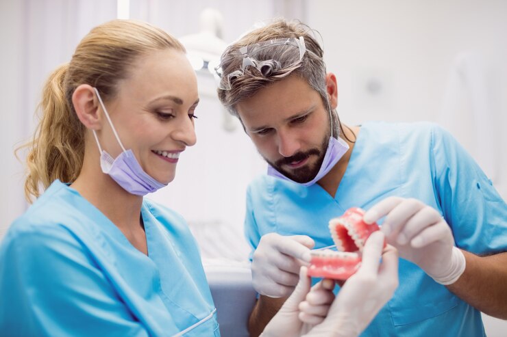 Dental crown procedure