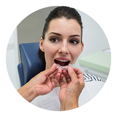 Invisible aligners in Dallas